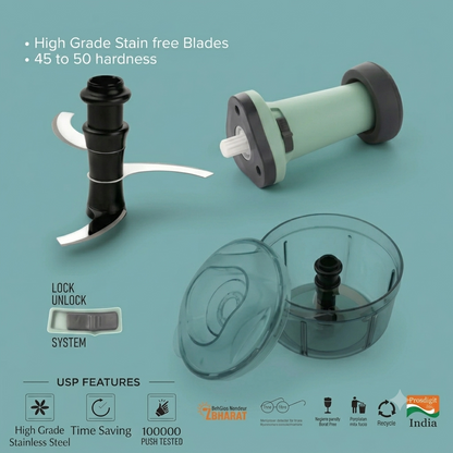 Manually Handy Chopper Mixer Cut For Vegetable