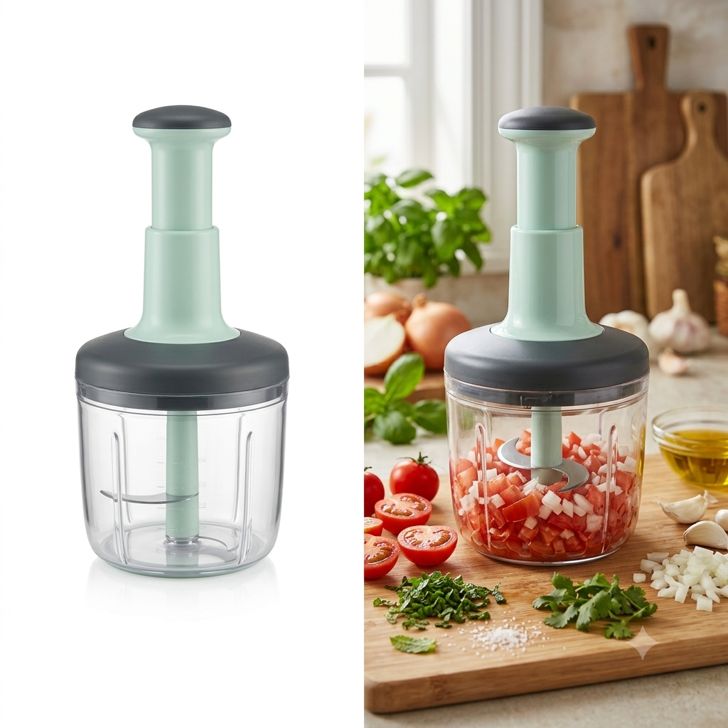 Manually Handy Chopper Mixer Cut For Vegetable