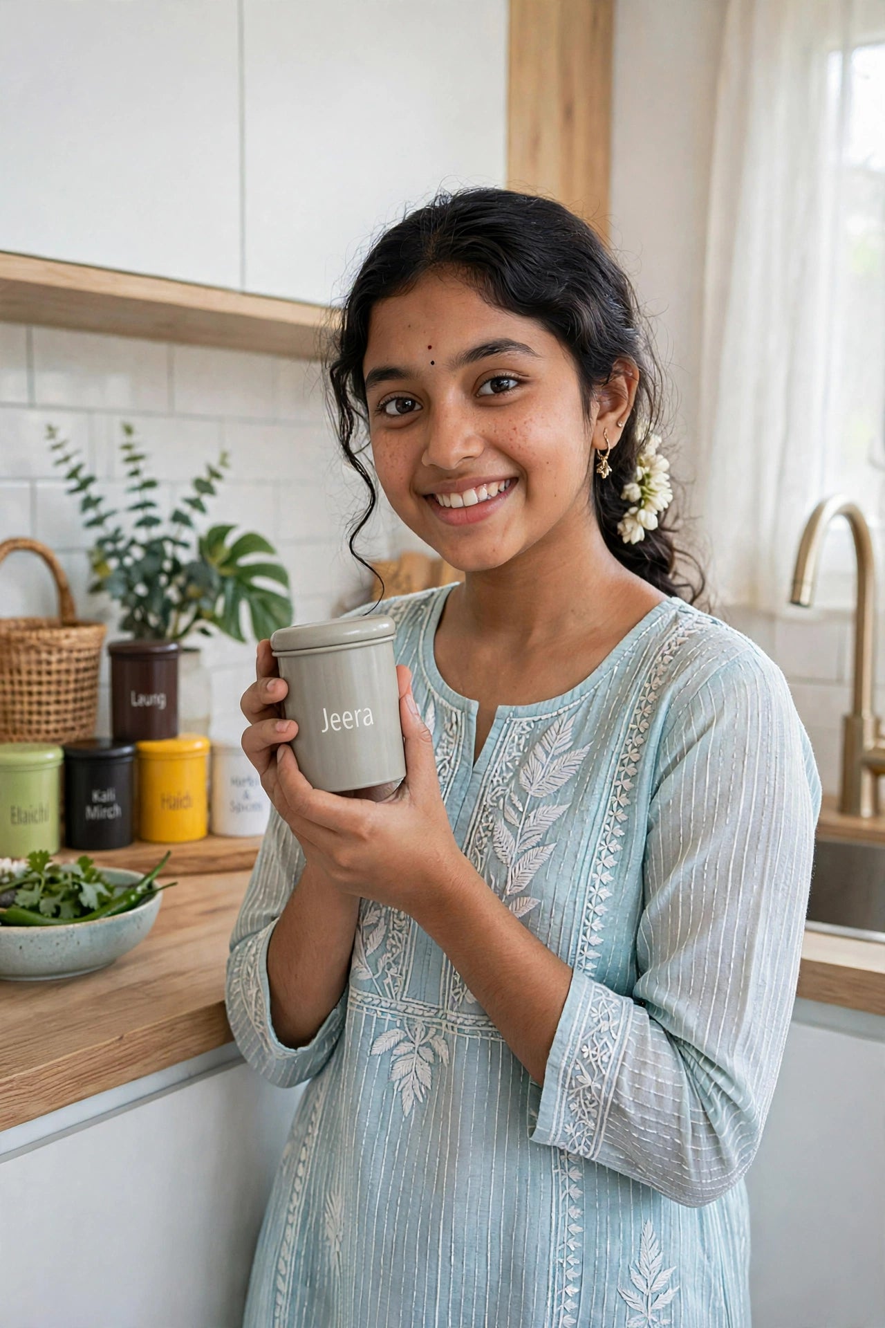 Multicolor Storage Spice Jars