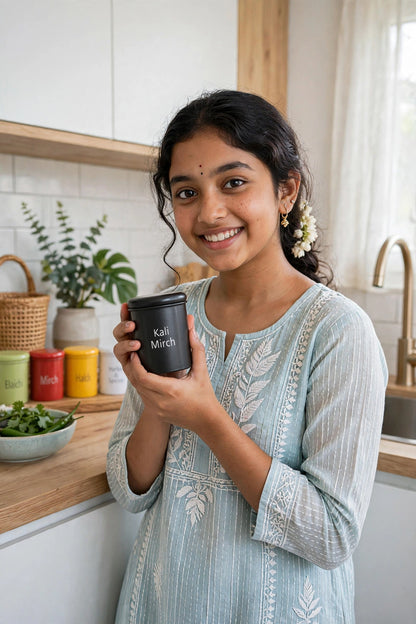 Multicolor Storage Spice Jars