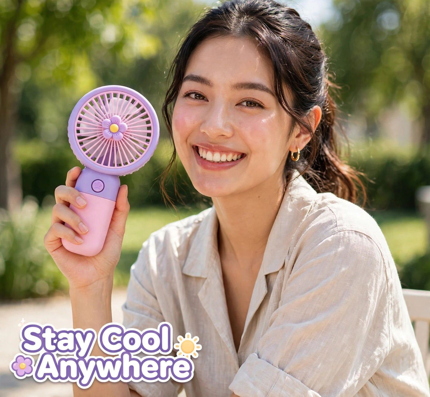Multicolour Mini Portable Usb Hand Fan