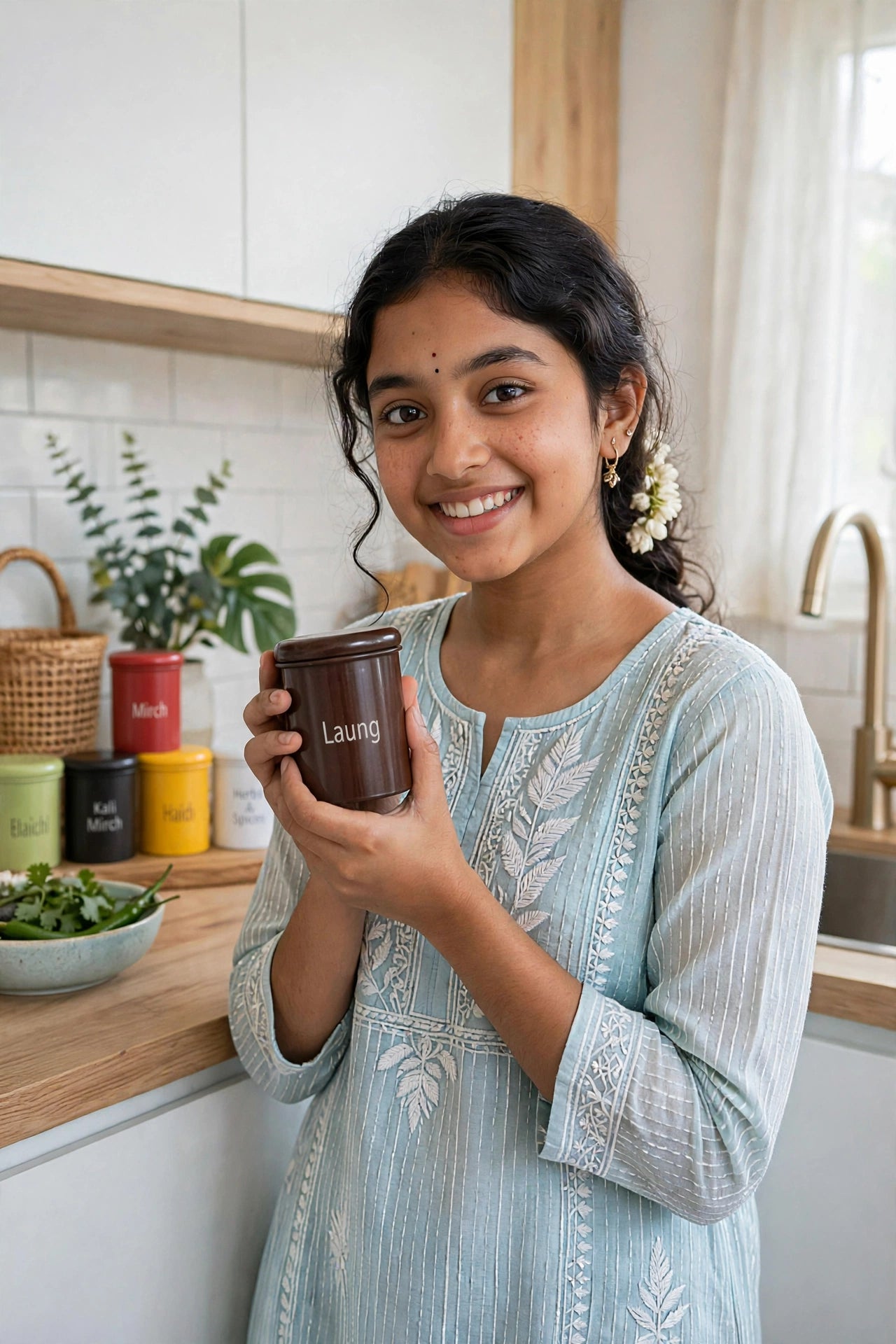 Multicolor Storage Spice Jars